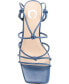 Фото #4 товара Women's Harpr Strappy Ankle Tie Block Heel Dress Sandals
