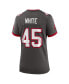 Фото #4 товара Women's Devin White Pewter Tampa Bay Buccaneers Game Jersey
