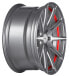 Barracuda Project 2.0 silver brushed / Undercut Color Trim rot - DS15 8.5x19 ET30 - LK5/112 ML73.1