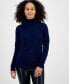 ფოტო #1 პროდუქტის 100% Cashmere Women's Turtleneck Sweater, Regular & Petites, Created for Macy's