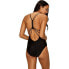 Lole Black Women's Sz. Small One-piece V-neck Strappy Black Swimwear 177878