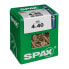 Коробка для винтов SPAX Yellox Деревянный Плоская головка 125 Предметы (4 x 40 mm)