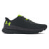 UNDER ARMOUR BGS HOVR Turbulence 2 running shoes Black / Black / High Vis Yellow, 38.5 - фото #1