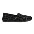 Фото #1 товара TOMS Alpargata Slip On Womens Black Flats Casual 10019118T