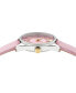 Women's Pink Grosgrain Strap Watch 36mm