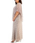 ფოტო #6 პროდუქტის Plus Size Beaded Popover Gown