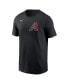 Men's Ketel Marte Black Arizona Diamondbacks 2024 Fuse Name and Number T-shirt