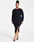 Trendy Plus Size Rib-Knit Midi Dress