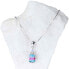 Elegant women´s necklace Vivienne with Pearl Lampglas with pure silver NSA22