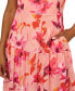 ფოტო #5 პროდუქტის Women's Floral Print Tiered Sleeveless Midi Dress