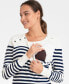 Фото #8 товара Свитер для беременных и кормящих Seraphine Nautical Cotton