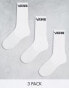 Фото #2 товара Vans Classic 3 pack socks in white