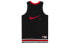Nike x CLOT 联名款 美式复古中国风舞狮印花篮球背心 男款 黑色 / Кроссовки Nike CQ9344-010 Workout Basketball_Vest x CLOT