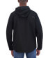 Men's Packable Full-Zip Hooded Jacket