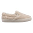 Фото #1 товара Lugz Clipper Fleece Slip On Womens Off White Sneakers Casual Shoes WCLIPFT-2614
