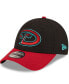 Фото #1 товара Men's Black, Red Arizona Diamondbacks Road The League 9FORTY Adjustable Hat