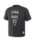 Фото #3 товара Men's NBA x Anthracite Utah Jazz Heavyweight Oversized T-shirt