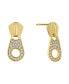 Cubic Zirconia Zipper Earring