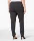 Фото #2 товара Plus Size Tummy-Control Pull-On Skinny Pants, Created for Macy's