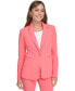 Фото #3 товара Women's Slim One-Button Blazer