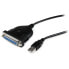 Фото #2 товара Кабель адаптер USB к параллельному принтеру DB25 - M/F Startech.com 6 футов