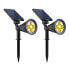 Фото #1 товара Уличный светильник LUMI JARDIN 2er Set Solar Strahler 2x SPIKY WARM