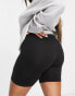 Brave Soul Plus sindy legging shorts in black