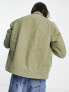 The Couture Club co-ord worker jacket in khaki with cargo pocket detail