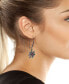 Фото #5 товара Faux Stone Spider Web Mismatch Dangle Earrings