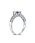 Кольцо Bling Jewelry 2CT CZ Solitaire Heart Shaped