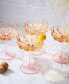 Фото #12 товара Martini and Champagne Flower Vintage Glass Coupes, Set of 4