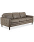 Фото #1 товара CLOSEOUT! Locasta 84" Tufted Leather Sofa, Created for Macy's