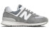 Кроссовки беговые New Balance NB 574 спортивные для мужчин и женщин, серый белый 42.5 - фото #2