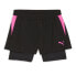 Фото #4 товара Puma Individual Racquet 2In1 Shorts Womens Black Casual Athletic Bottoms 6592442