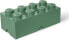 LEGO Room Copenhagen Storage Brick 8 pojemnik szara zieleń (RC40041747)