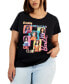 ფოტო #1 პროდუქტის Trendy Plus Size Asian American Pacific Islander Barbie Graphic T-Shirt
