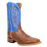 Фото #2 товара Justin Boots Dayne Square Toe Cowboy Mens Blue, Brown Casual Boots JP2502