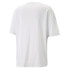 Puma Classics Oversized Crew Neck Short Sleeve T-Shirt Mens White Casual Tops 53
