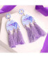 Фото #2 товара Women's Tassel Drop Earrings