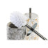 Фото #2 товара Щетка для унитаза DKD Home Decor Серый Бежевый Алюминий Dolomite 10 x 10 x 36 см (2 штуки)