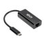 Фото #1 товара Tripp U436-06N-GB USB-C to Gigabit Network Adapter with Thunderbolt 3 Compatibility - Black - Black - Vietnam - CE - FCC - REACH - 0 - 45 °C - -10 - 70 °C - 22.7 mm