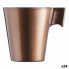 Фото #1 товара Кружка Mug Luminarc Flashy Светло-коричневый 80 ml Cтекло (24 штук)