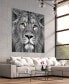 Фото #6 товара King Of The Jungle Ab Frameless Free Floating Tempered Glass Panel Graphic Wall Art, 72" x 36" x 0.2" Each