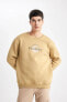 Фото #6 товара Discovery Channel Oversize Fit Bisiklet Yaka Sweatshirt