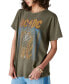 Фото #3 товара Women's AC/DC Stud-Detail Cotton Boyfriend T-Shirt