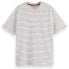 SCOTCH & SODA Relaxed Fit Lurex short sleeve T-shirt