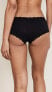 Фото #2 товара Hanky Panky 253998 Womens Cotton Lace-Trim Boyshorts Panties Black Size Medium