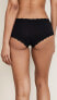 Фото #2 товара Hanky Panky 253998 Womens Cotton Lace-Trim Boyshorts Panties Black Size Medium