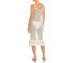 Capittana Womens Crochet Midi Dress Swim Cover Up White size M/L