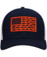 Men's Navy Auburn Tigers PFG Tonal Fish Flag Flex Hat